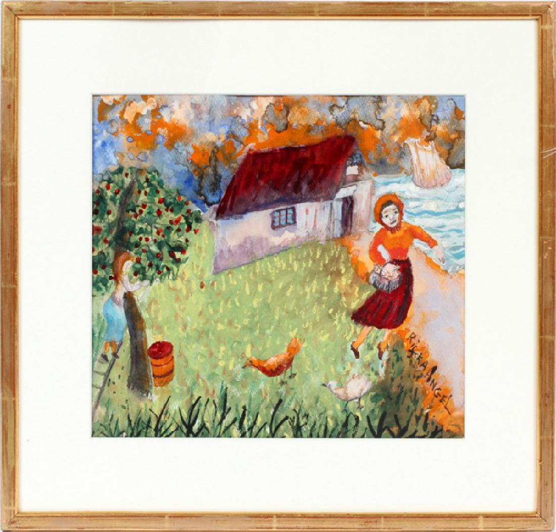 RIFKA ANGEL WATERCOLOR AND TEMPERA (1 of 3)