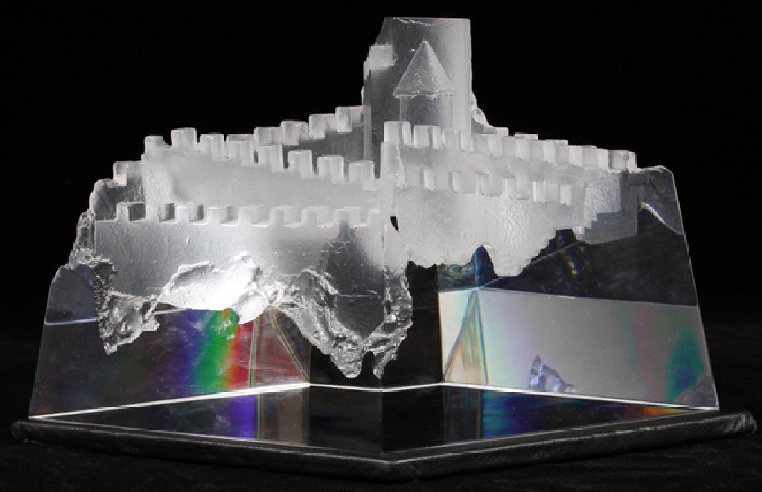 STEUBEN CASTLE OF DREAMS CRYSTAL SCULPTURE (1 of 3)