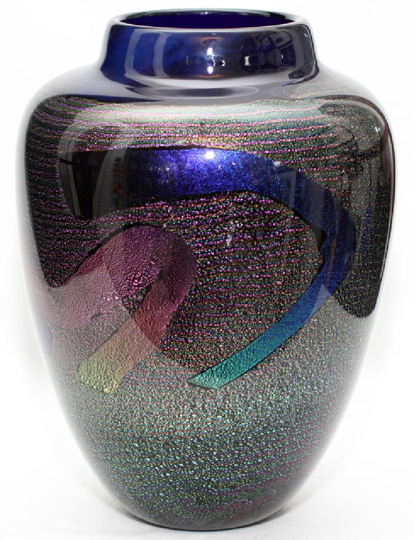 ART GLASS VASE 1998 (1 of 3)