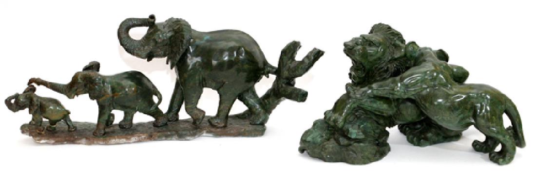 EPHRAIM NYATSIKA CARVED MARBLE ANIMAL SCULPTURES (1 of 3)