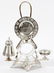 VICTORIAN SILVER PLATE COMBINATION NAPKIN RING SET