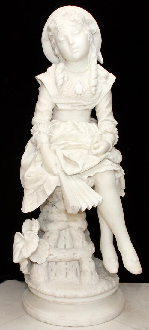 PROF. PETRO LAZZERINI CARRARA MARBLE SCULPTURE (1 of 10)