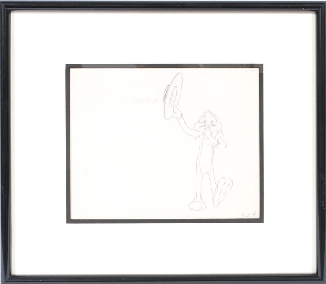 VIRGIL ROSS PRODUCTION PENCIL DRAWING 1949 (1 of 3)