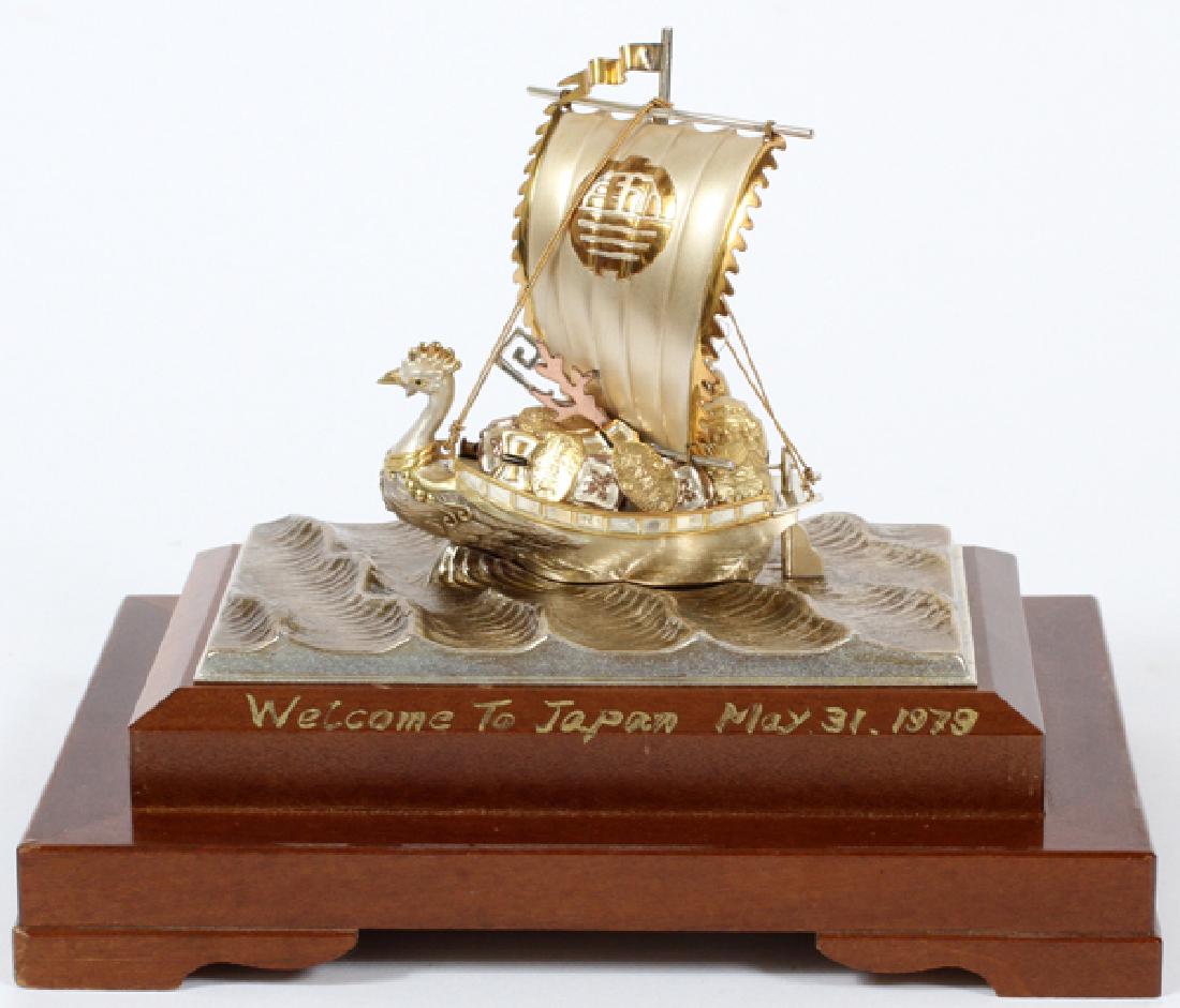 Takehiko Seki Japanese 980 Silver Treasure Ship Takehiko Seki Japanese 980 Silver Treasure Ship