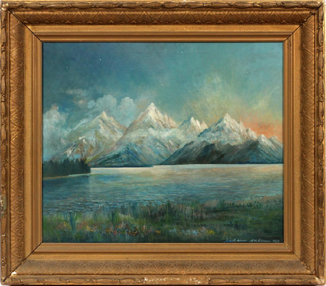 JOSEPH ANTHONY ATCHISON OIL ON CANVAS 1938 (1 of 5)