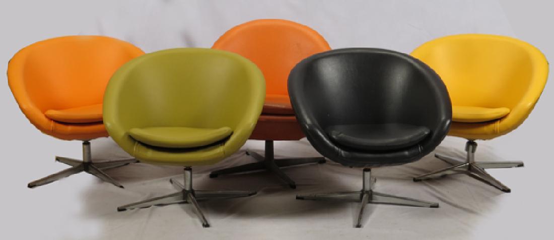 SWEDISH MID-CENTURY MODERN CLUB CHAIRS FIVE (1 of 4)