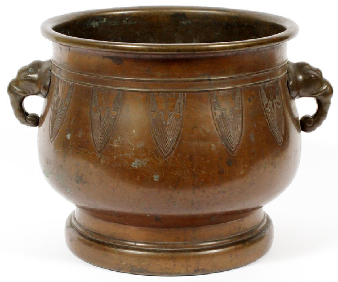 CHINESE BRONZE JARDINIERE (1 of 3)
