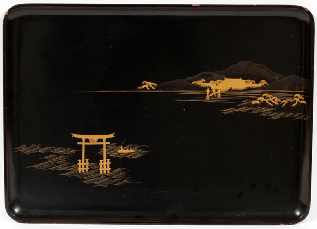JAPANESE LACQUER TRAY (1 of 4)