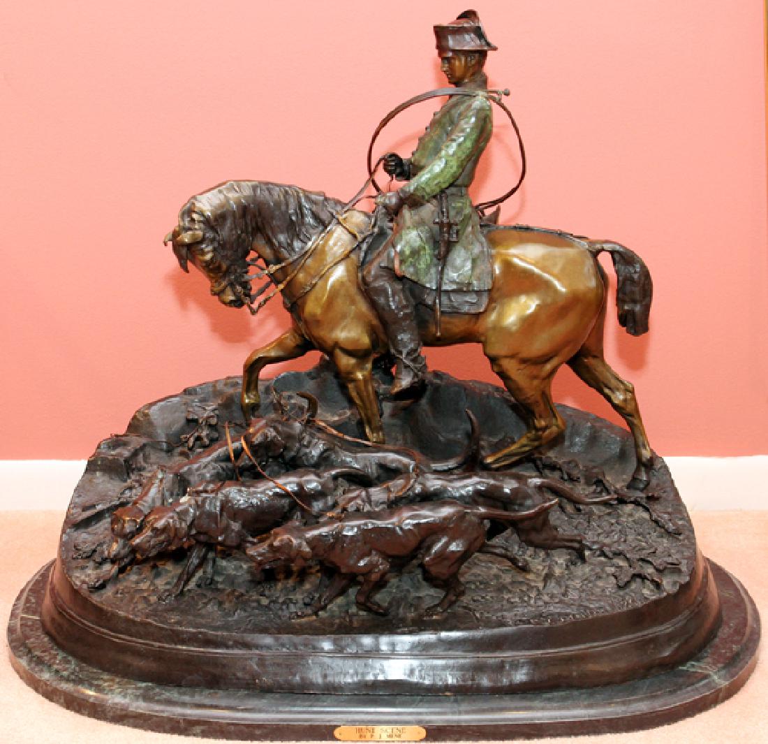 AFTER PIERRE JULES MENE BRONZE SCULPTURE (1 of 4)