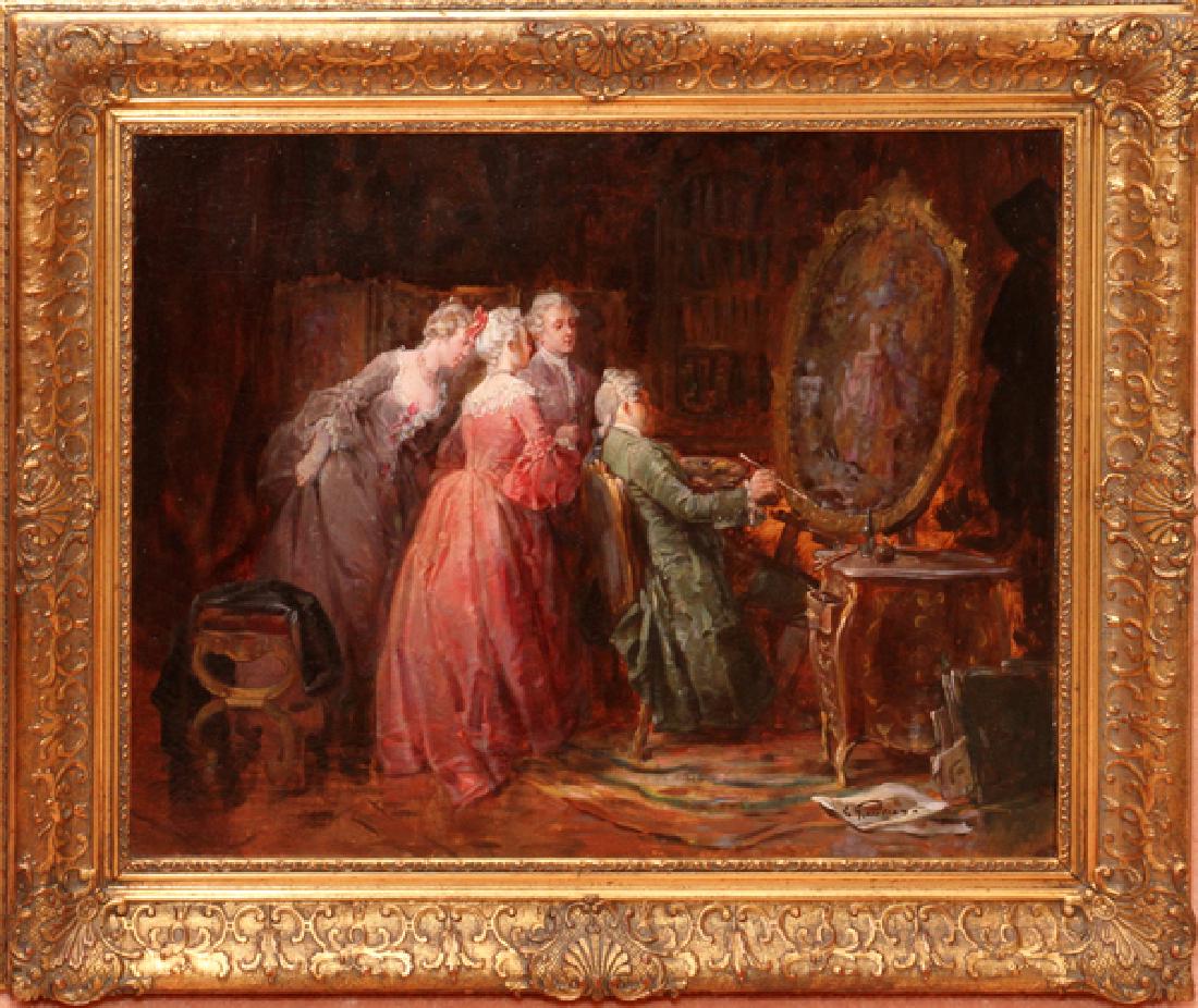 L. GAUTIER OIL ON CANVAS (1 of 5)