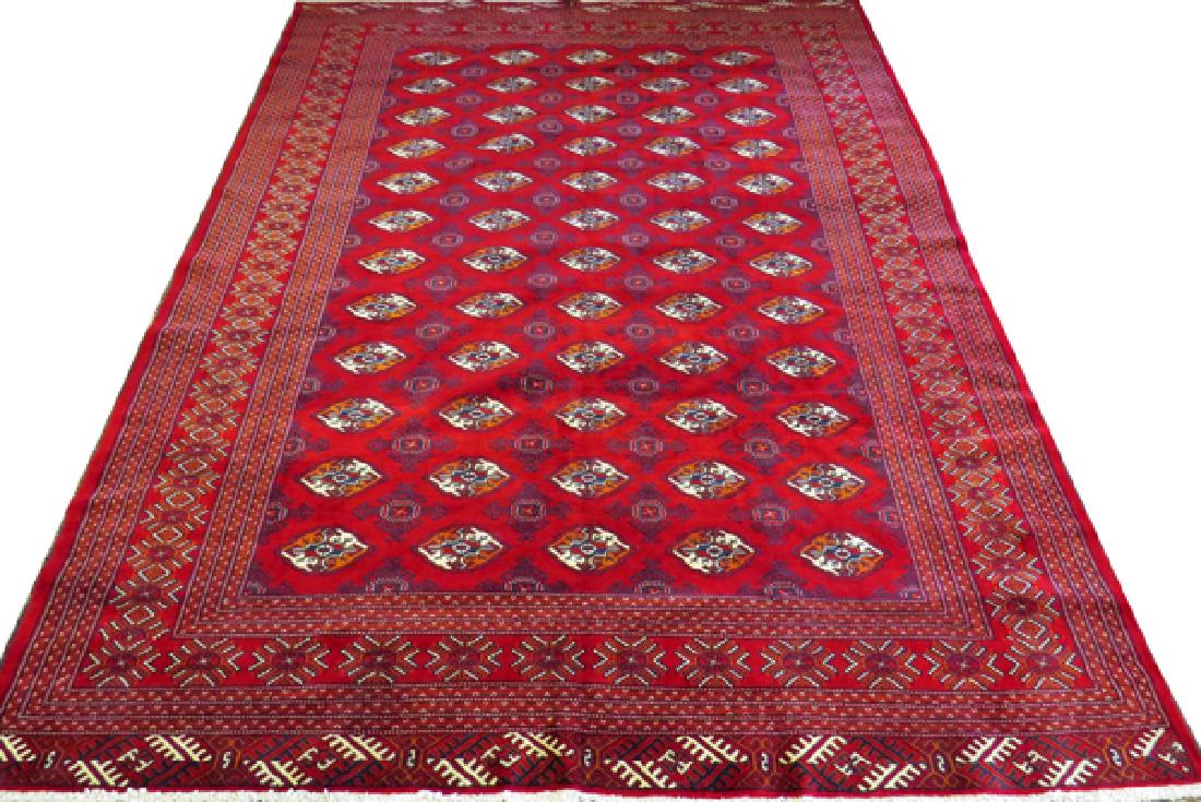 PERSIAN TURKMAN WOOL CARPET 1980-1990 (1 of 4)