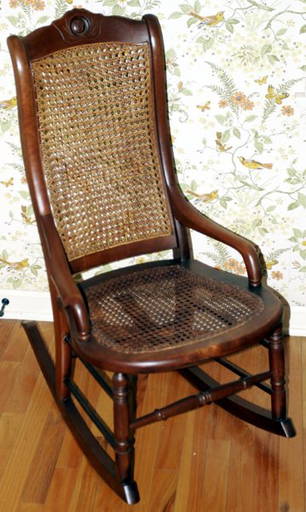 Victorian Walnut Rocking Chair C.1880