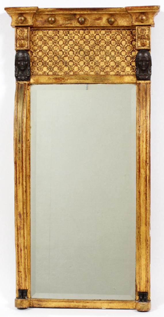 REGENCY WALL MIRROR 19TH.C. (1 of 6)