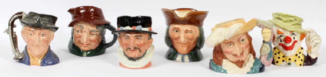 ROYAL DOULTON PORCELAIN TOBY MUGS SIX (1 of 2)