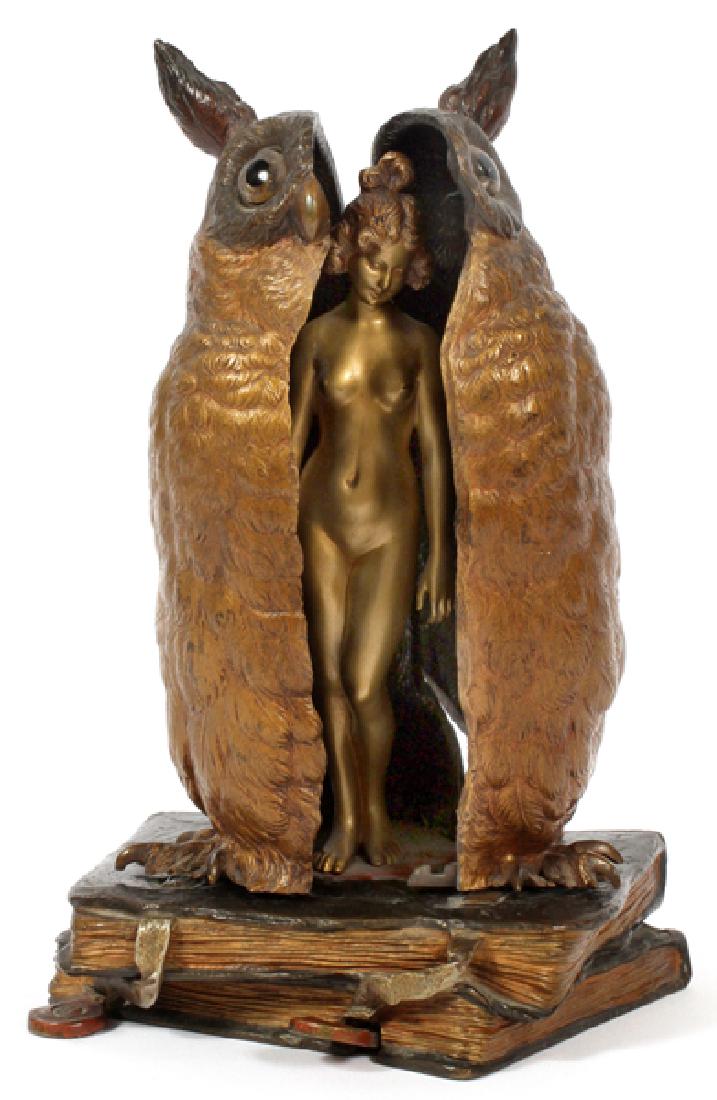 FRANZ XAVER BERGMANN COLD PAINTED BRONZE SCULPTURE - 2