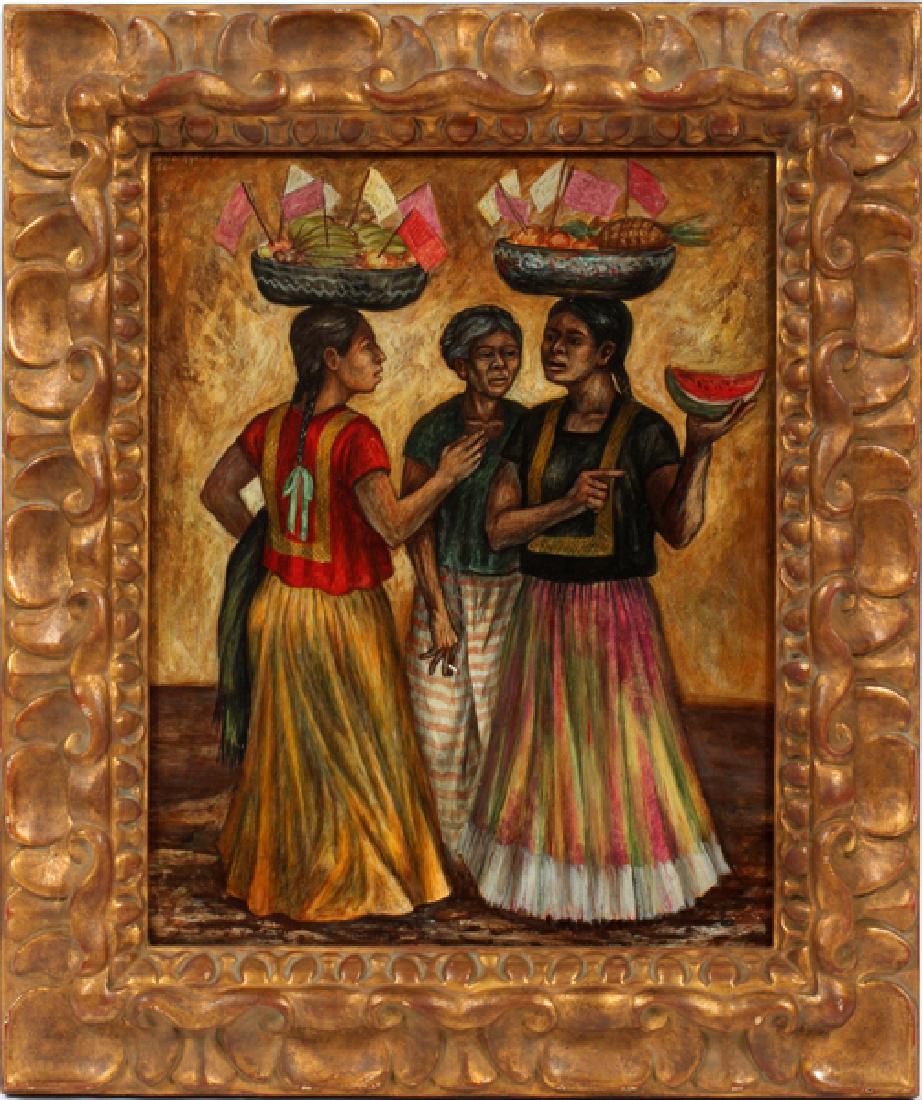 HECTOR AYALA OIL ON MASONITE 1956 (1 of 5)