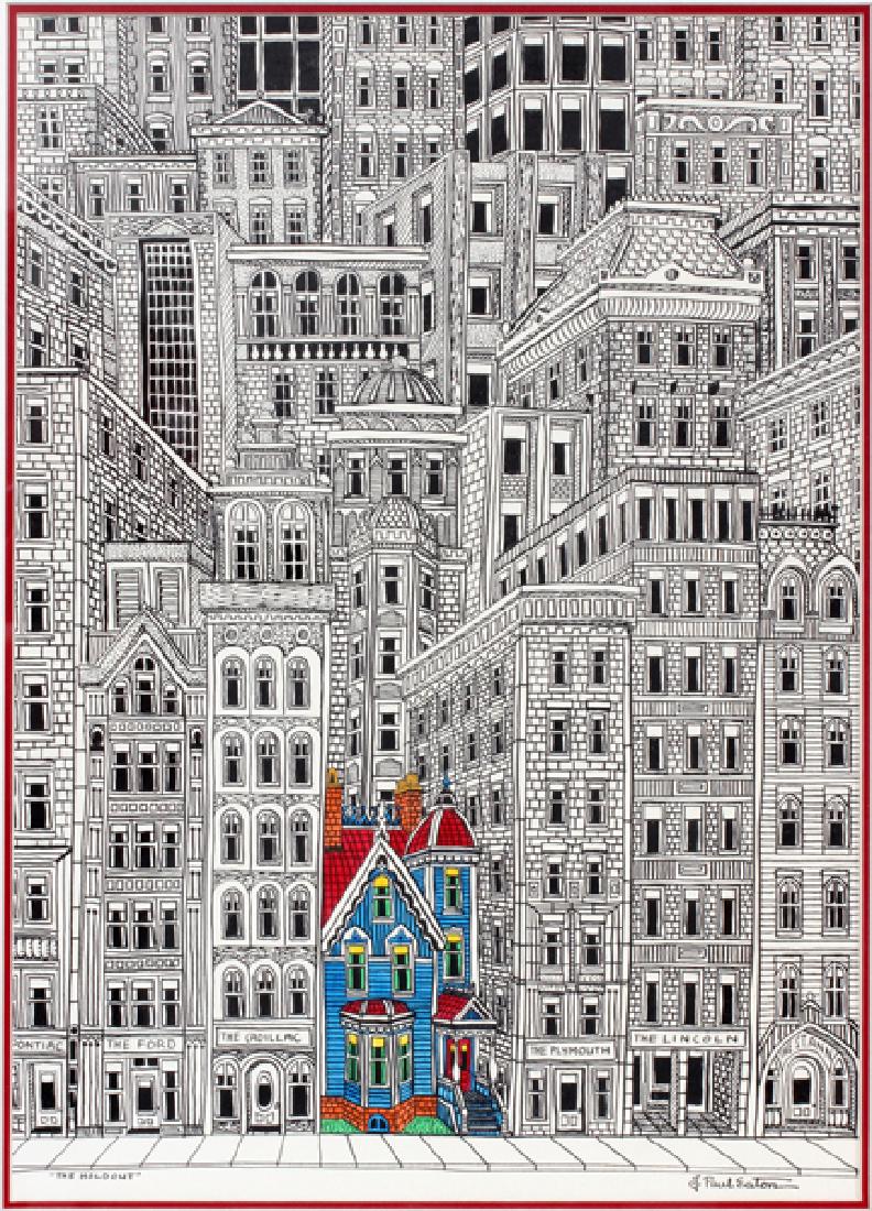 J. PAUL EATON PEN & INK DRAWING (1 of 4)