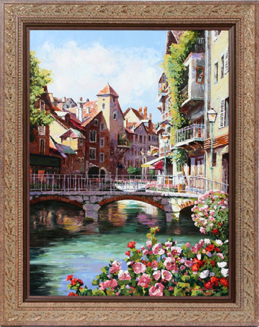 S. SAM PARK ENHANCED LITHOGRAPH ON CANVAS (1 of 4)