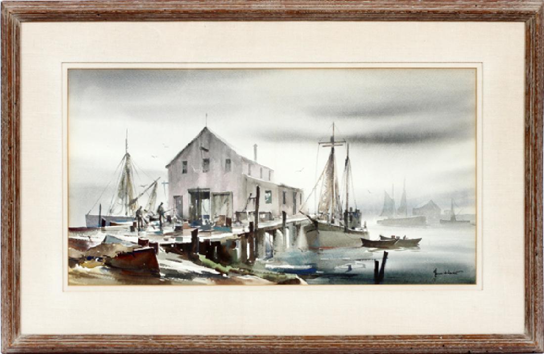 JOHN CUTHBERT HARE WATERCOLOR ON PAPER (1 of 4)