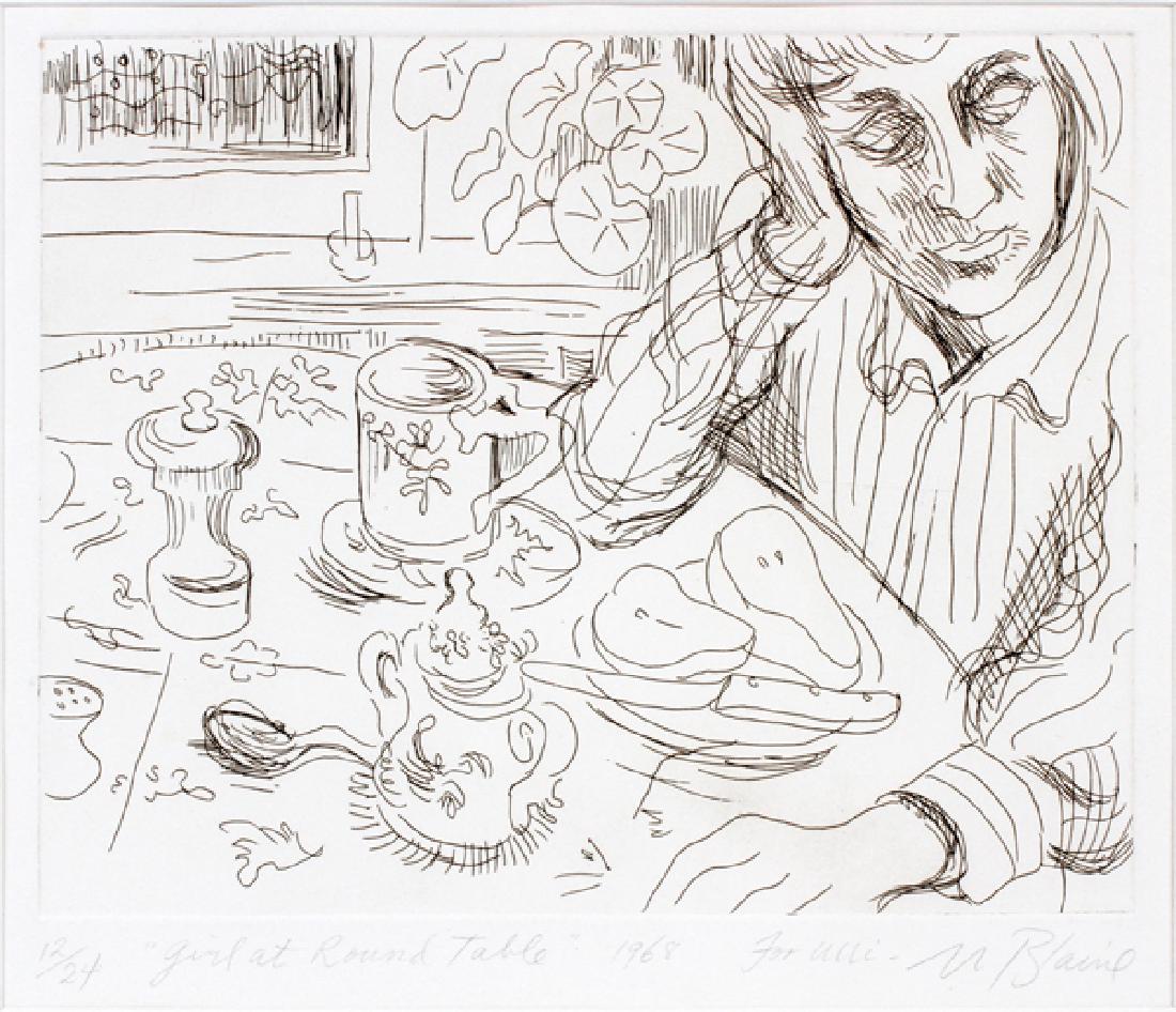 NELL BLAINE ETCHING 1968 (1 of 5)