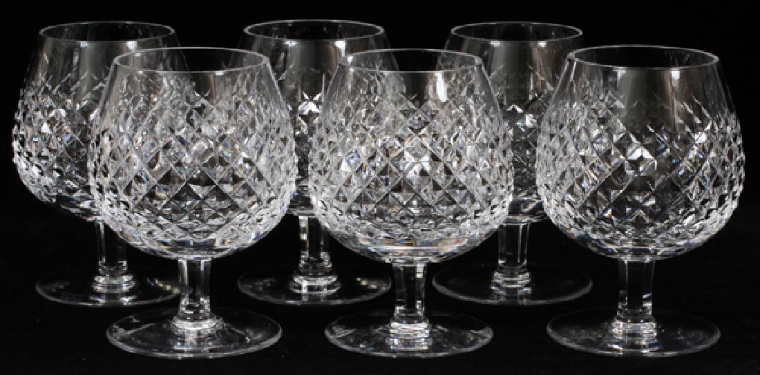 WATERFORD 'ALANA' CRYSTAL BRANDY SNIFTERS SET OF 6 Aug 19, 2017