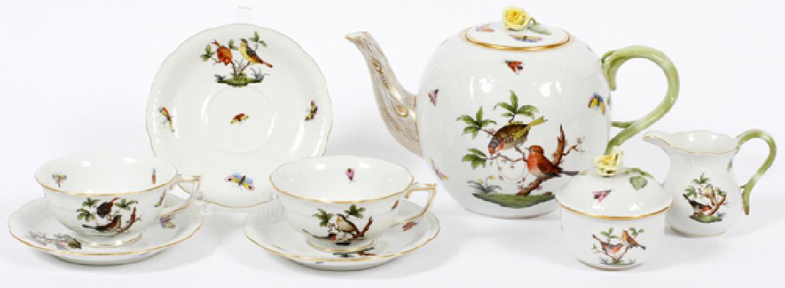 HEREND 'ROTHSCHILD BIRD' PORCELAIN TEA SERVICE (1 of 3)