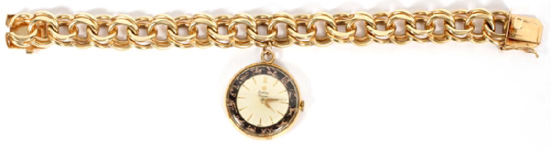 ZODIAC CORSAIR 14KT YELLOW GOLD BRACELET WATCH (1 of 5)