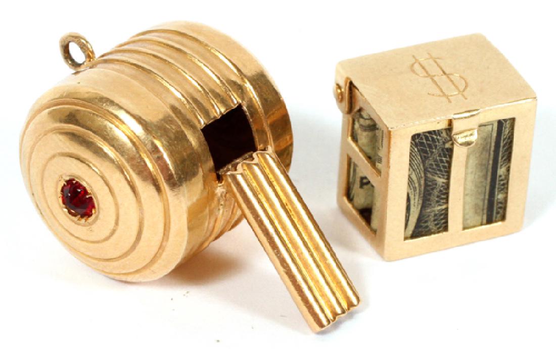 14KT YELLOW GOLD CHARMS TWO (1 of 3)