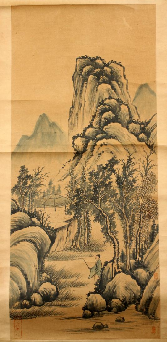 WATERCOLOR ORIENTAL SCROLL (1 of 5)