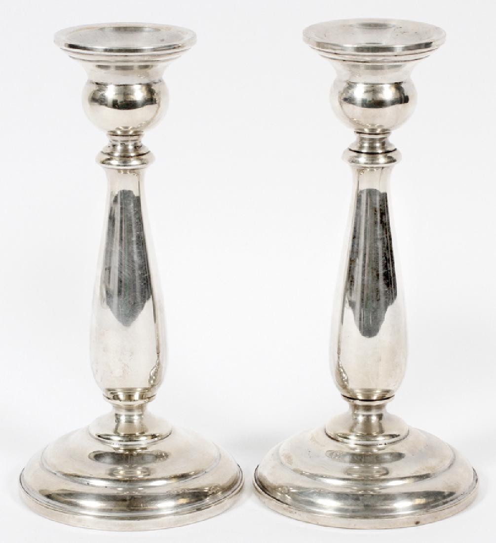 WATRUS SILVER STERLING SILVER CANDLE STICKS (1 of 2)