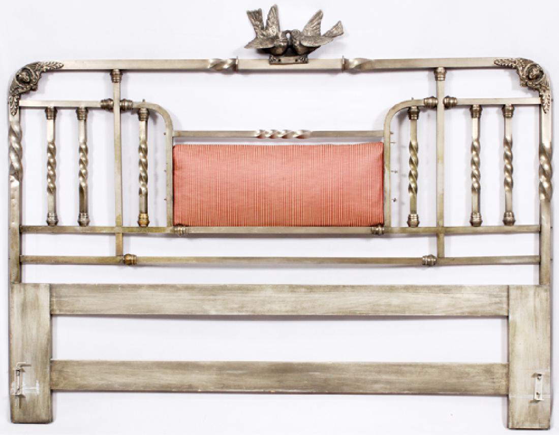 UPHOLSTERED METAL HEADBOARD (1 of 3)