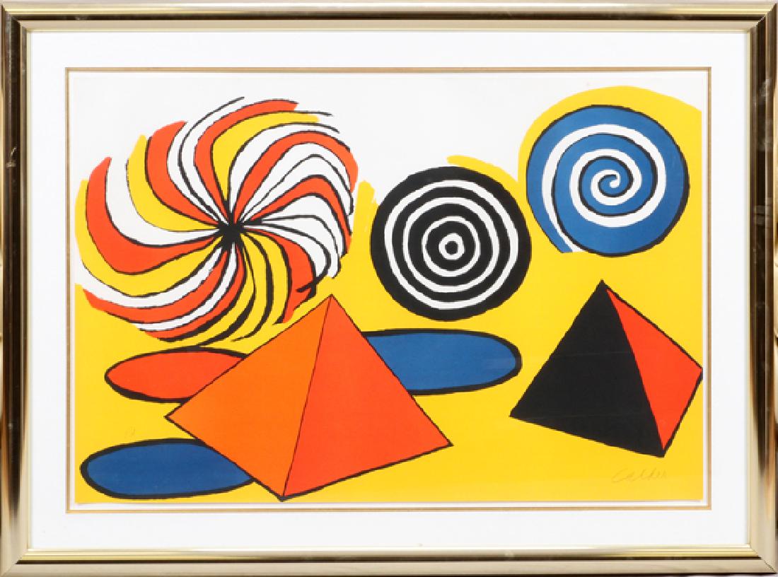 ALEXANDER CALDER COLOR LITHOGRAPH (1 of 3)