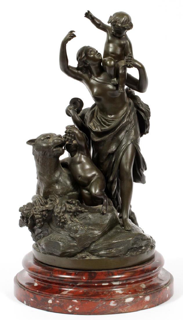 AFTER CLAUDE MICHEL CLODION BRONZE SCULPTURE (1 of 6)