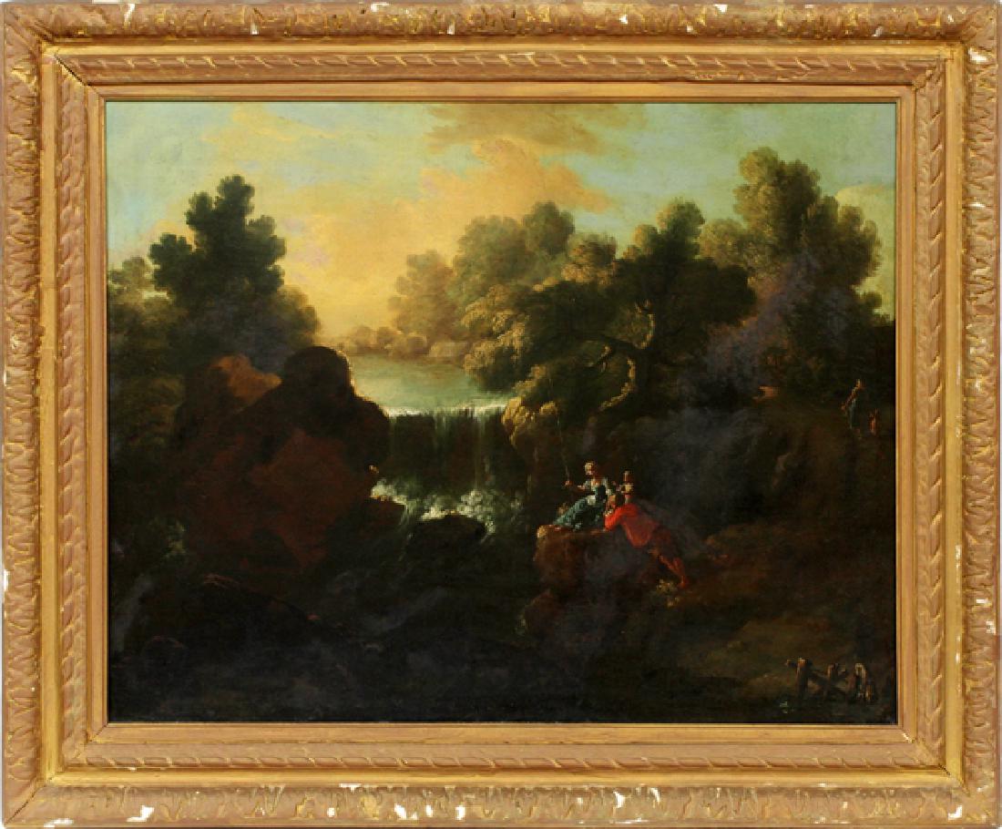 ITALIAN OIL ON CANVAS C. 1800 (1 of 6)