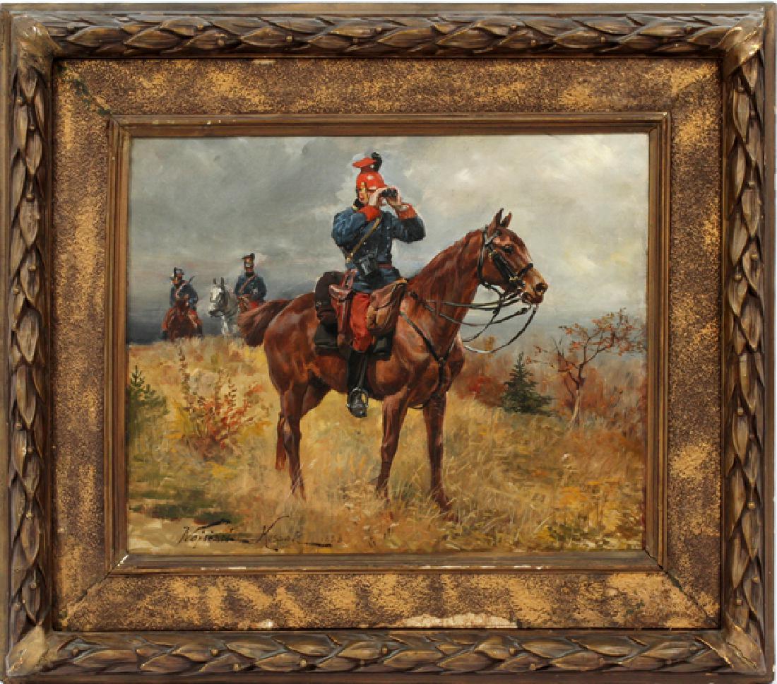 WOJCIECH KOSSAK OIL ON CANVAS 1888 (1 of 3)