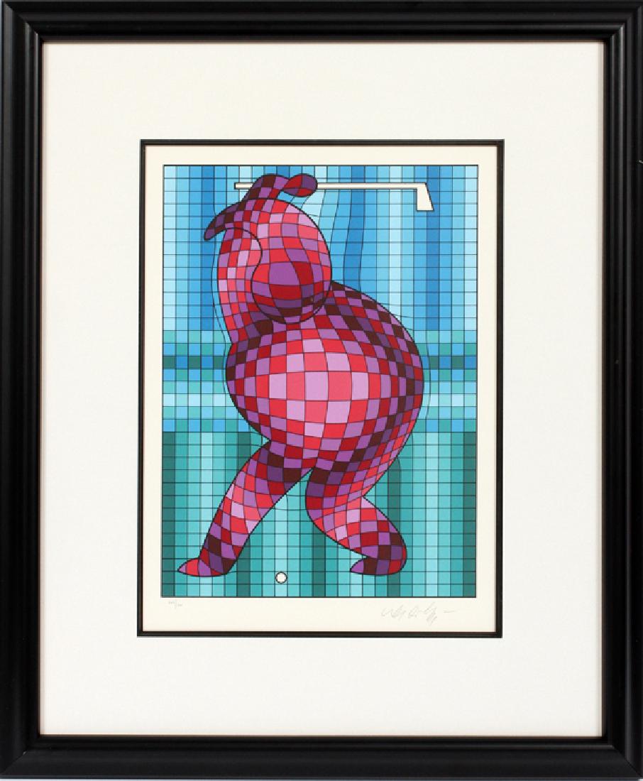VICTOR VASARELY SILKSCREEN (1 of 4)