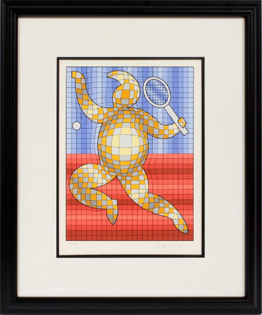 VICTOR VASARELY SILKSCREEN (1 of 4)