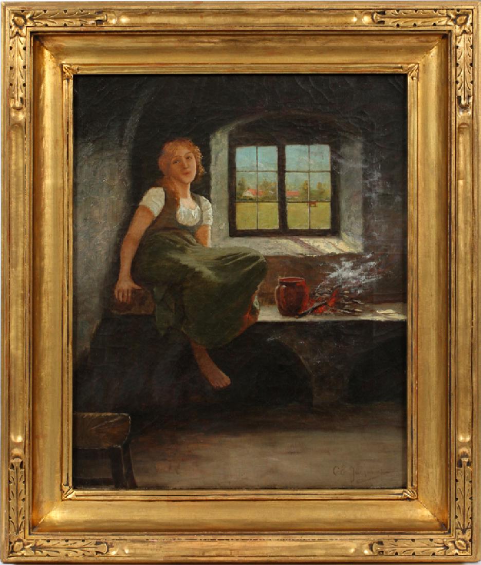 EUROPEAN OIL ON CANVAS C. 1880-1920 (1 of 4)