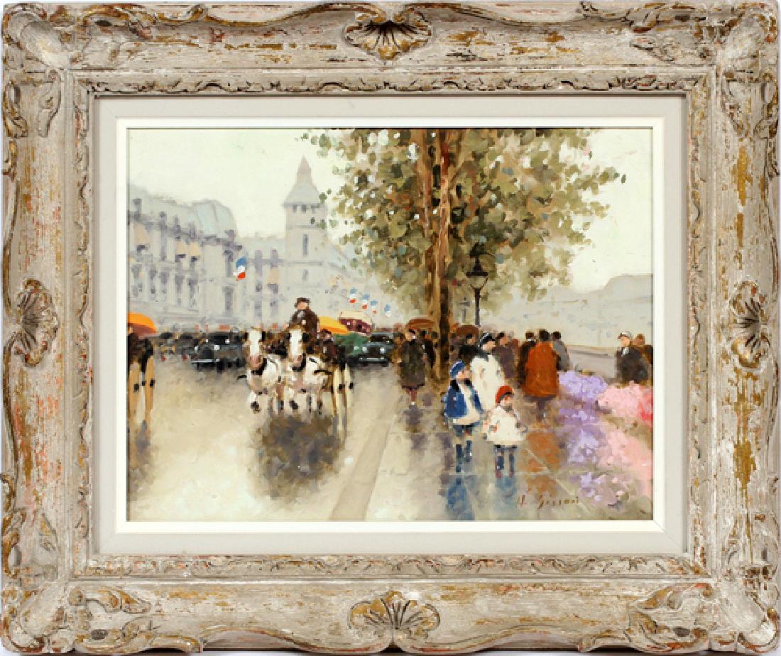 ANDRE GISSON OIL ON CANVAS