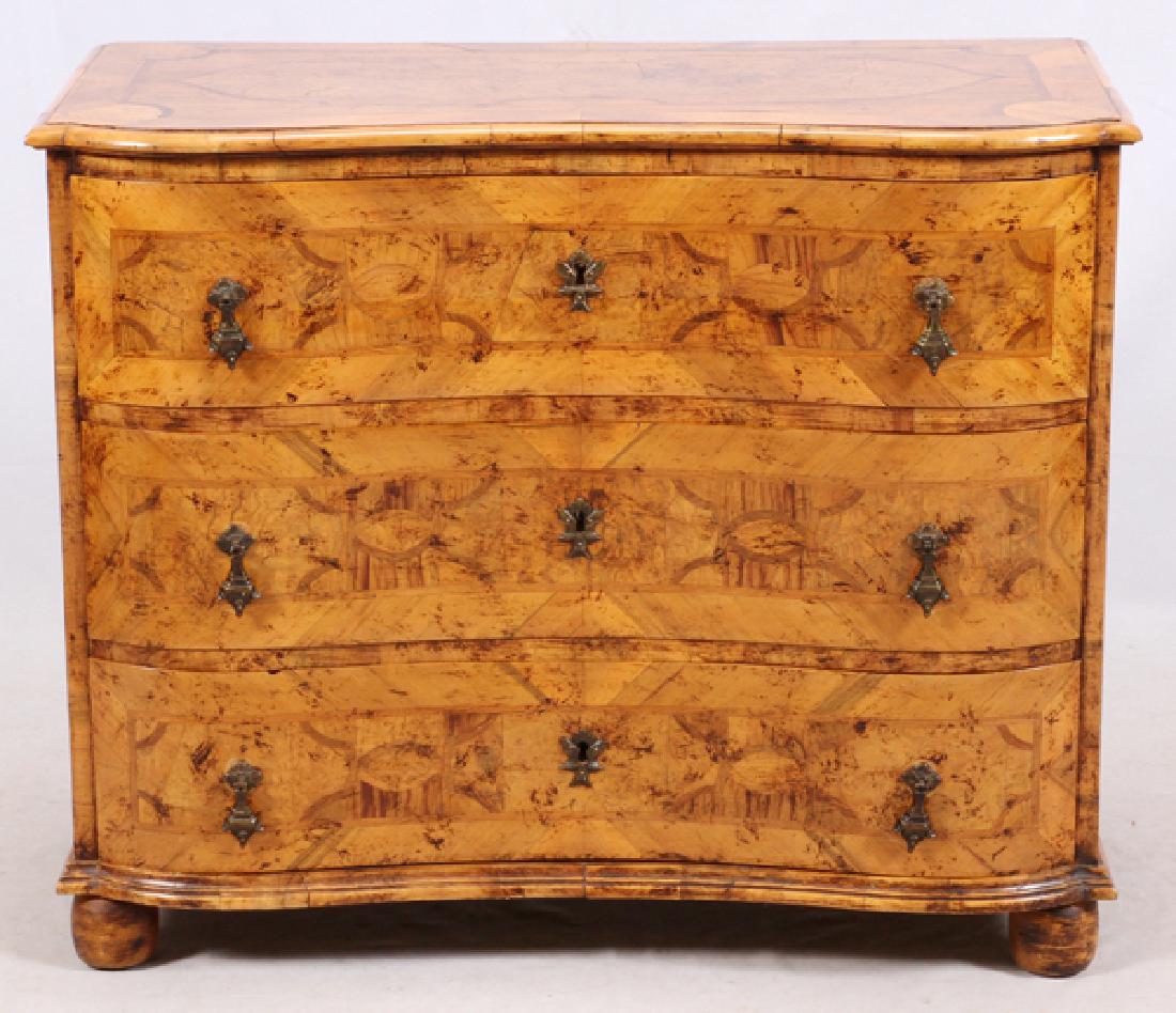 ITALIAN FRUITWOOD 3 DRAWER CHEST (1 of 4)