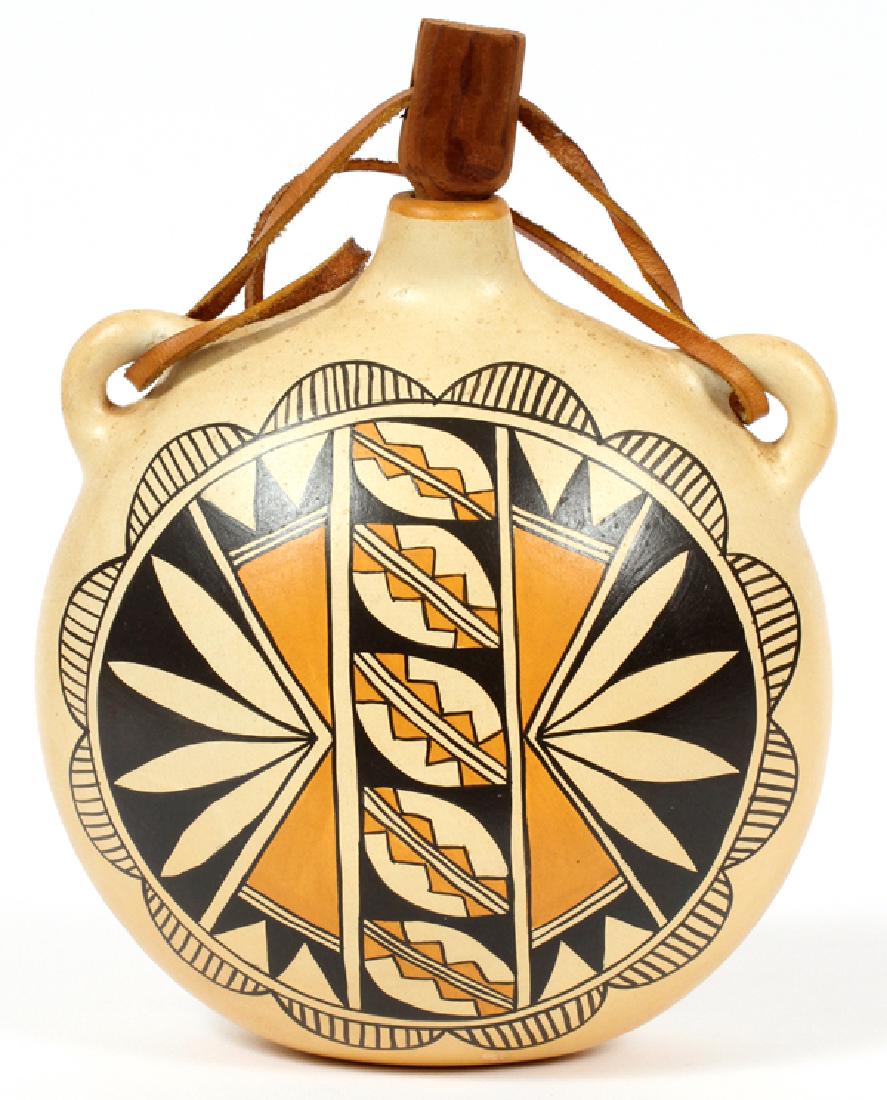 ACOMA POTTERY FLASK 1988 (1 of 2)