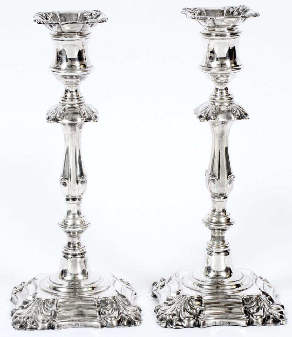 BROADWAY & CO. SILVER PLATE CANDLESTICKS (1 of 4)