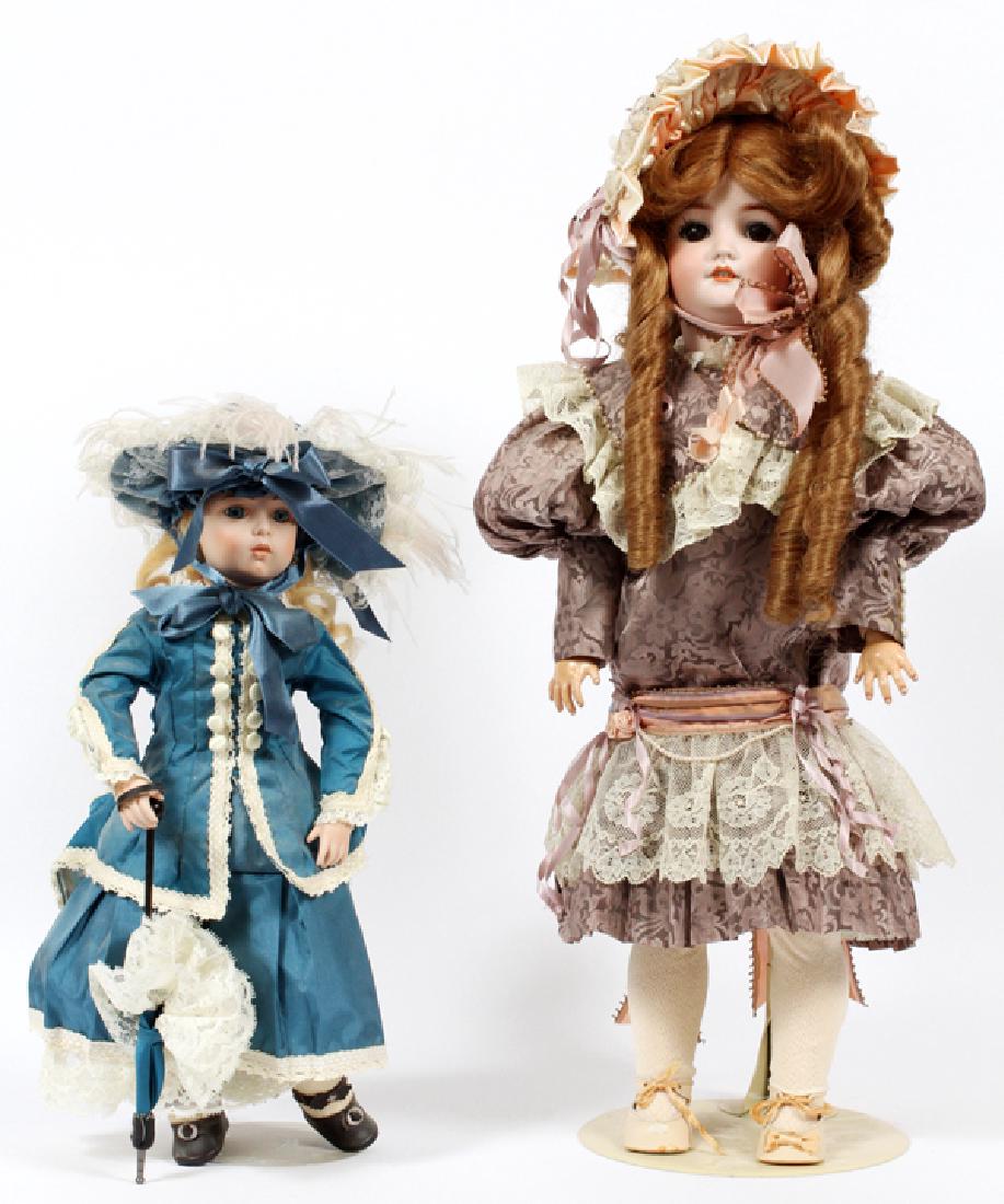 BRINN AND SIMON & HALBIG PORCELAIN DOLLS TWO (1 of 6)