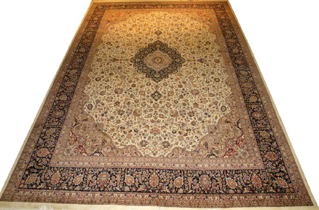 PAKISTAN KASHAN WOOL CARPET (1 of 3)