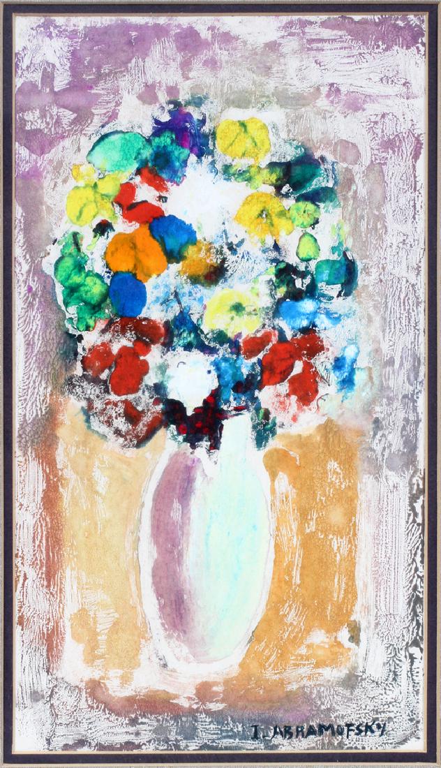 ISRAEL ABRAMOFSKYACRYLIC ON PAPER (1 of 4)