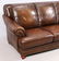 MODERN LEATHER 3 CUSHION SOFA AND SETTEE - 3