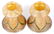 ATTRIB. TO QUEZAL THREADED ART GLASS SHADES - 2