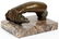 ARM & CONCH SHELL FORM BRONZE DOOR KNOCKER - 2