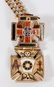 YELLOW GOLD AND ENAMELED MASONIC PRESENTATION FOB - 4