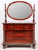 AMERICAN EMPIRE MAHOGANY VANITY DRESSER